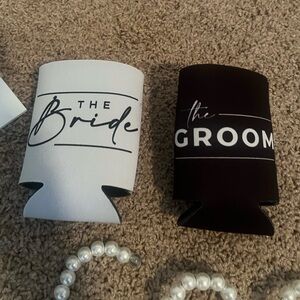 Bride & Groom Koozies